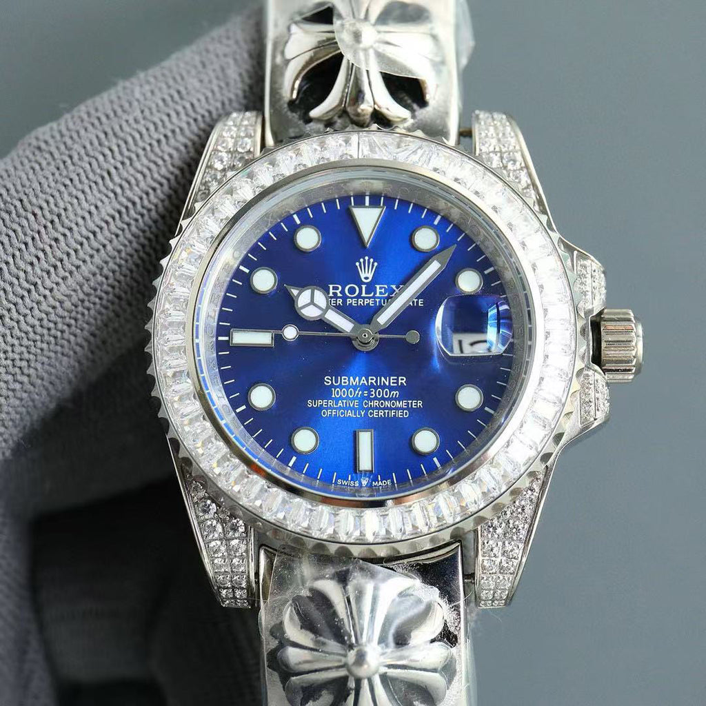Rolex Men's Chrome Hearts Series Diamond-Set Watch With 316 Stainless Steel Case And Automatic Mechanical Movement  Accessories #81469