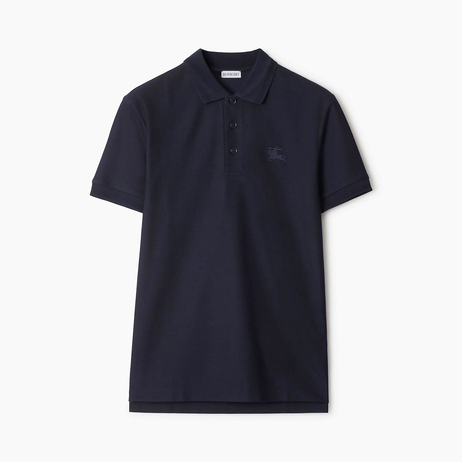 Burberry Men's Summer Solid Color Embroidered Knight Pattern Polo Neck Short Sleeve T-Shirt #76185