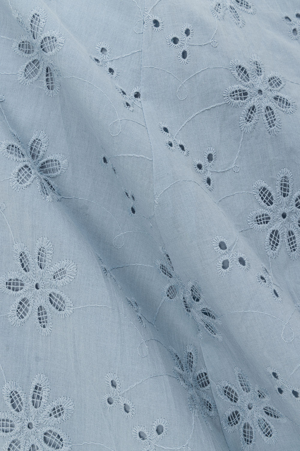 Odessa Dress - Blue Broderie
