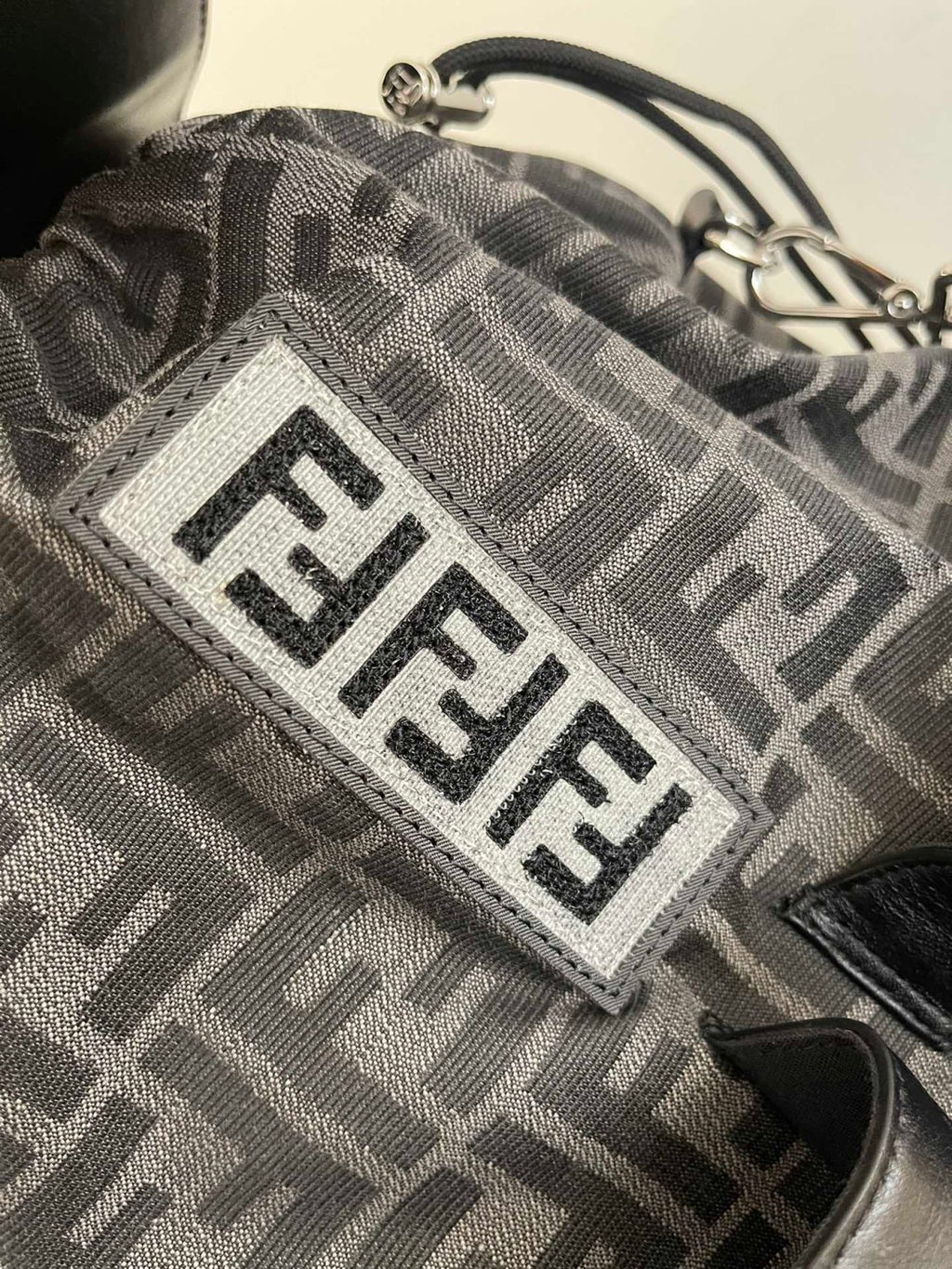Fendi Unisex Fashion Classic Small Letter Pattern Multi-Function Drawstring Backpack Tote Bag Bags #78817