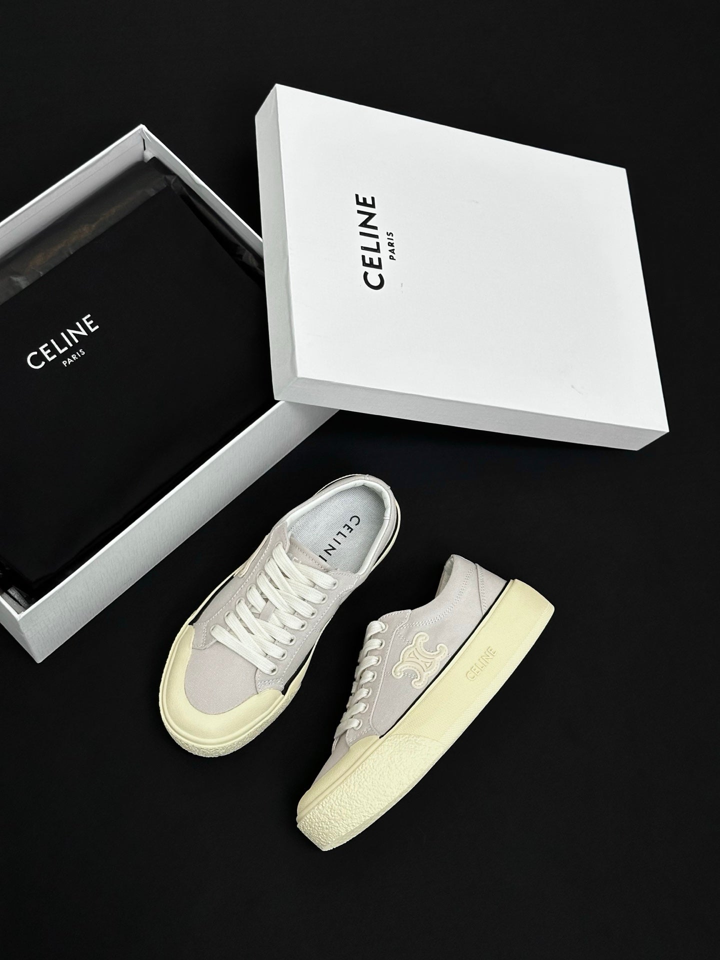 Celine Alan Sneaker in Canvas 4CM #381929
