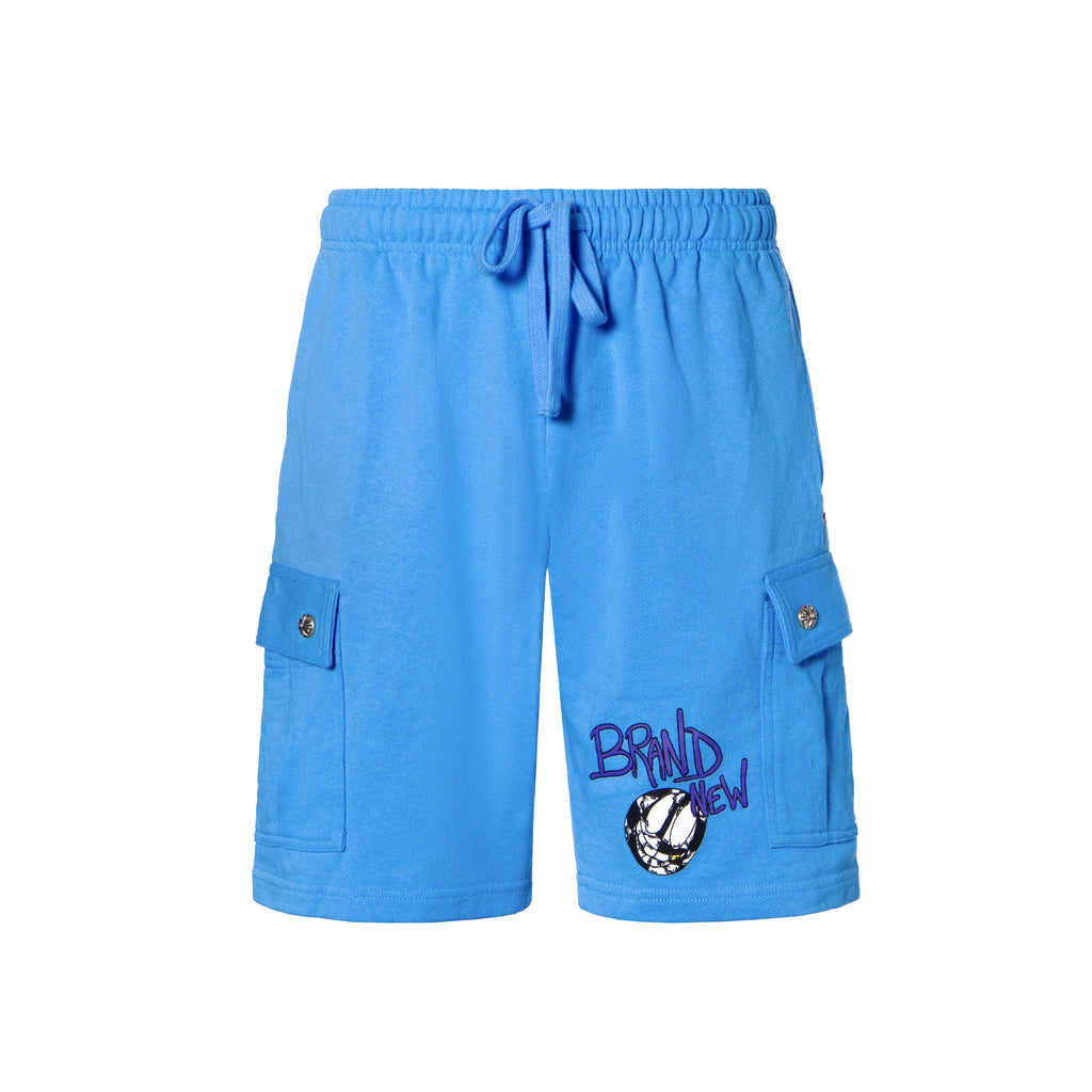 Chrome Hearts Men's Summer Graffiti Monogram Printed Mid Rise Straight Leg Casual Tie Shorts #75587