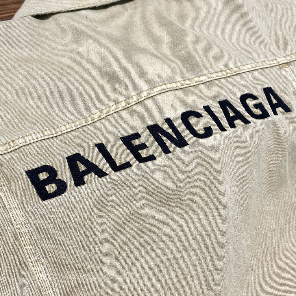 Balenciaga Embroidered Denim Jacket #333927