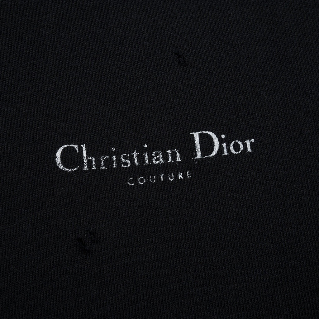 Dior Couture Relaxed-Fit T-Shirt Torn Short Sleeve Solid Colour #96329