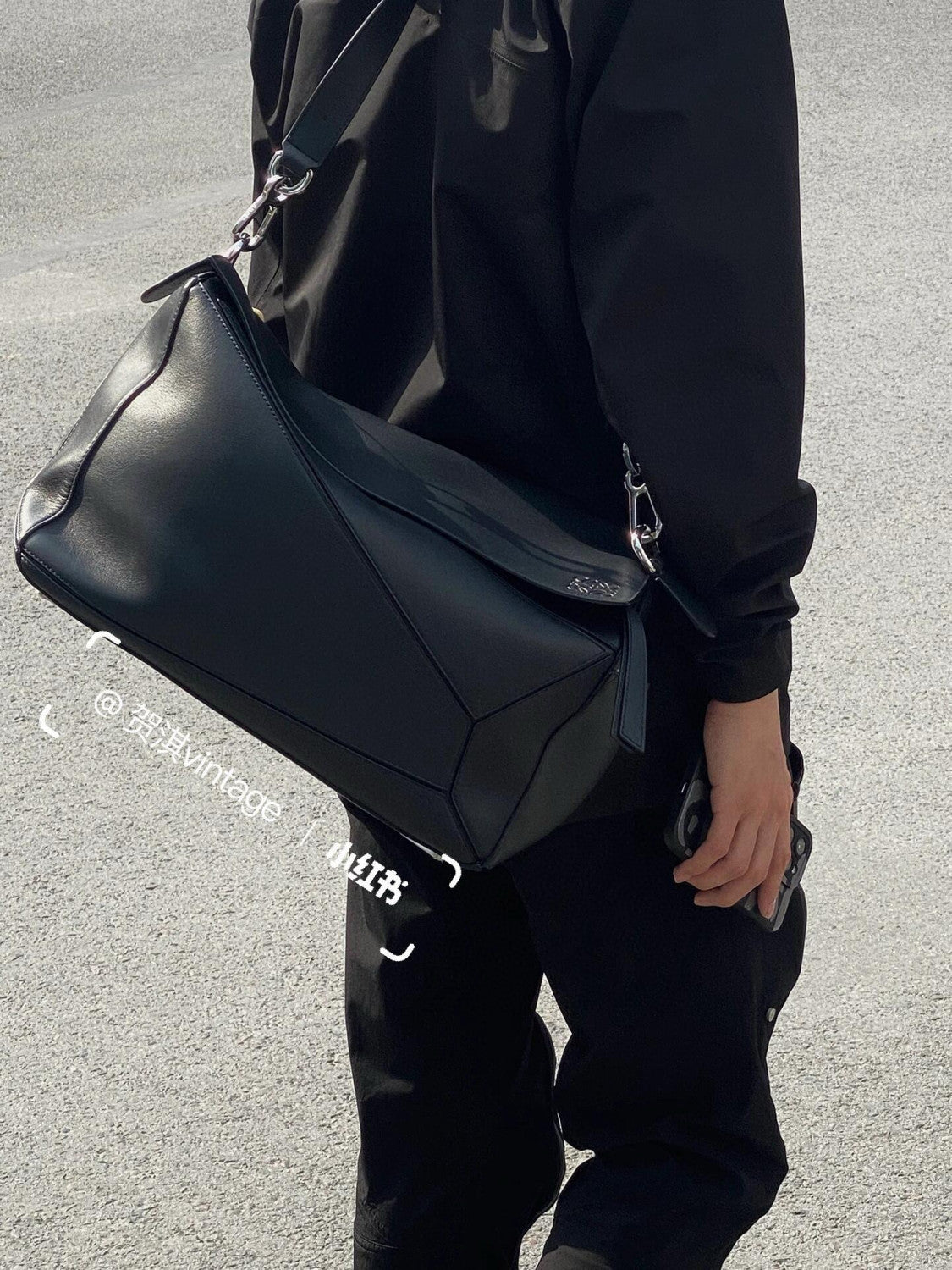 Loewe Large Classic Puzzle Cowhide Handbags Men Women Fashion Geometric Casual Temperament Commuter Crossbody Bag Bags B510P00X05 #71934