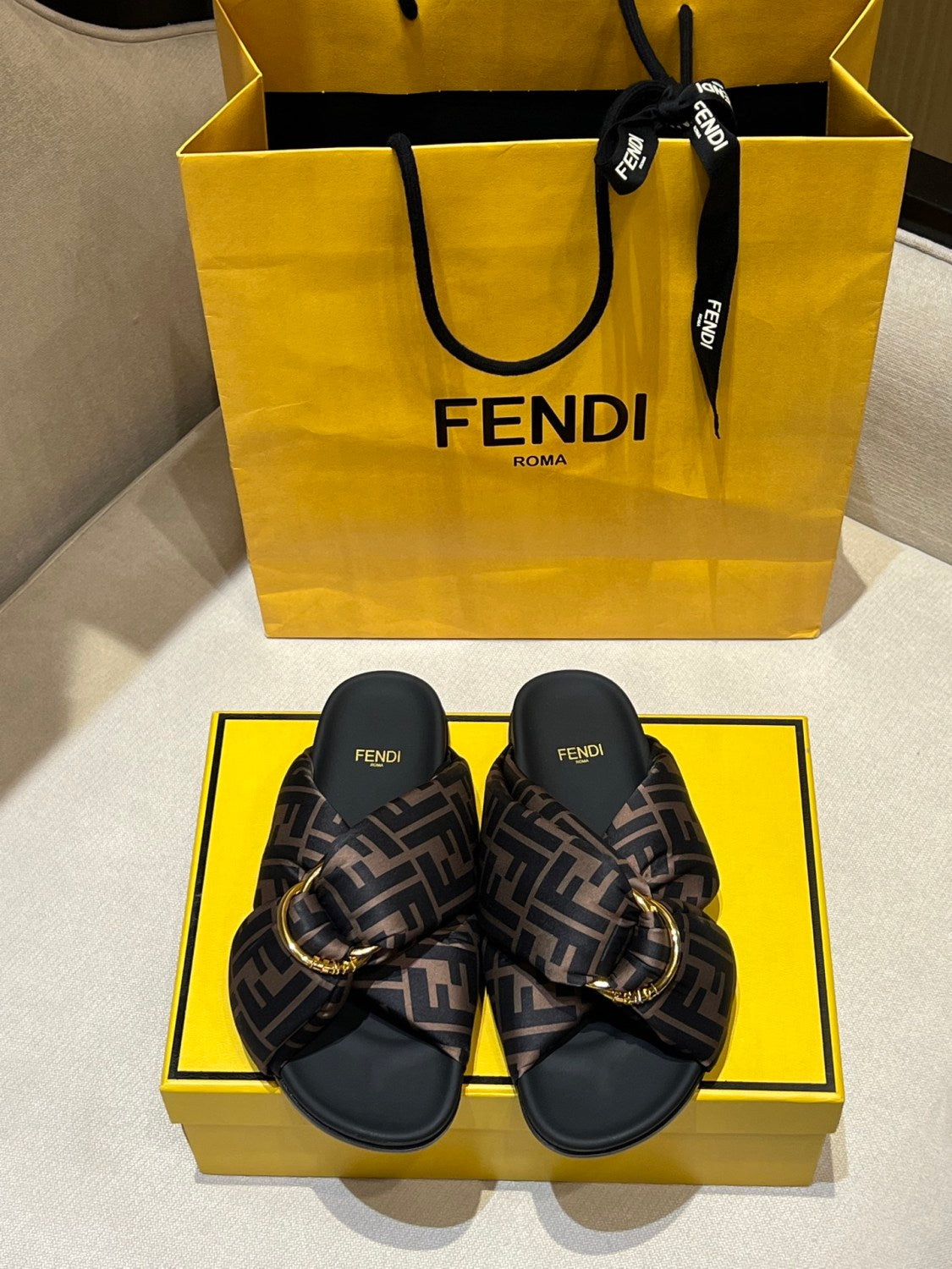 FENDI Fendi Feel Shoes Brown #388733