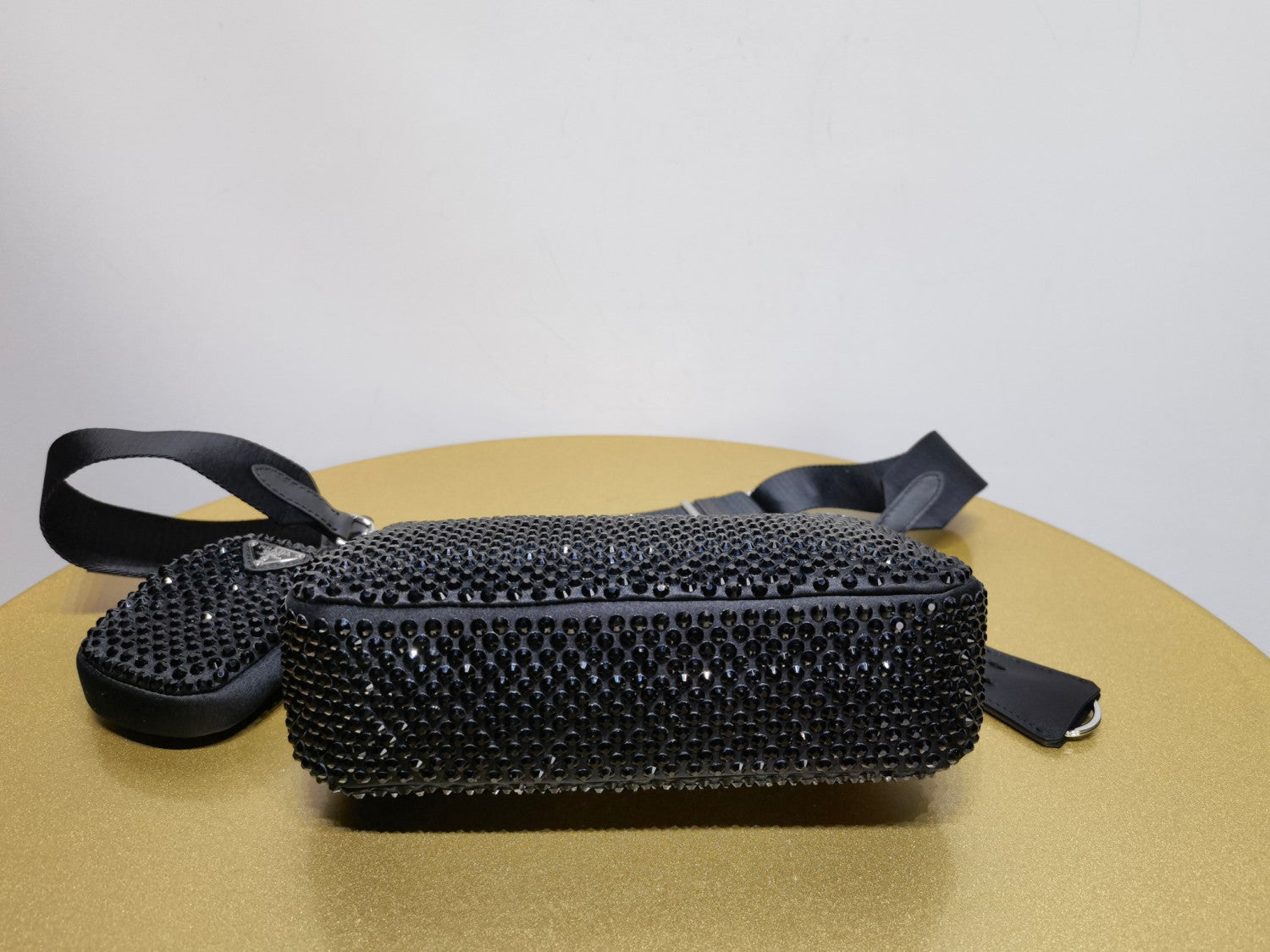 Prada Re-Edition 2005 Rhinestone-Embellished Crossbody Bag #375651