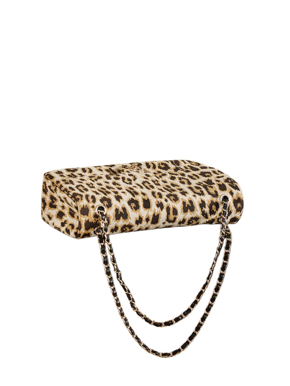 Chanel Classic Leopard-print Chain Bag With Double C Logo Stylish Casual And Retro Shoulder Bag Bags #196590