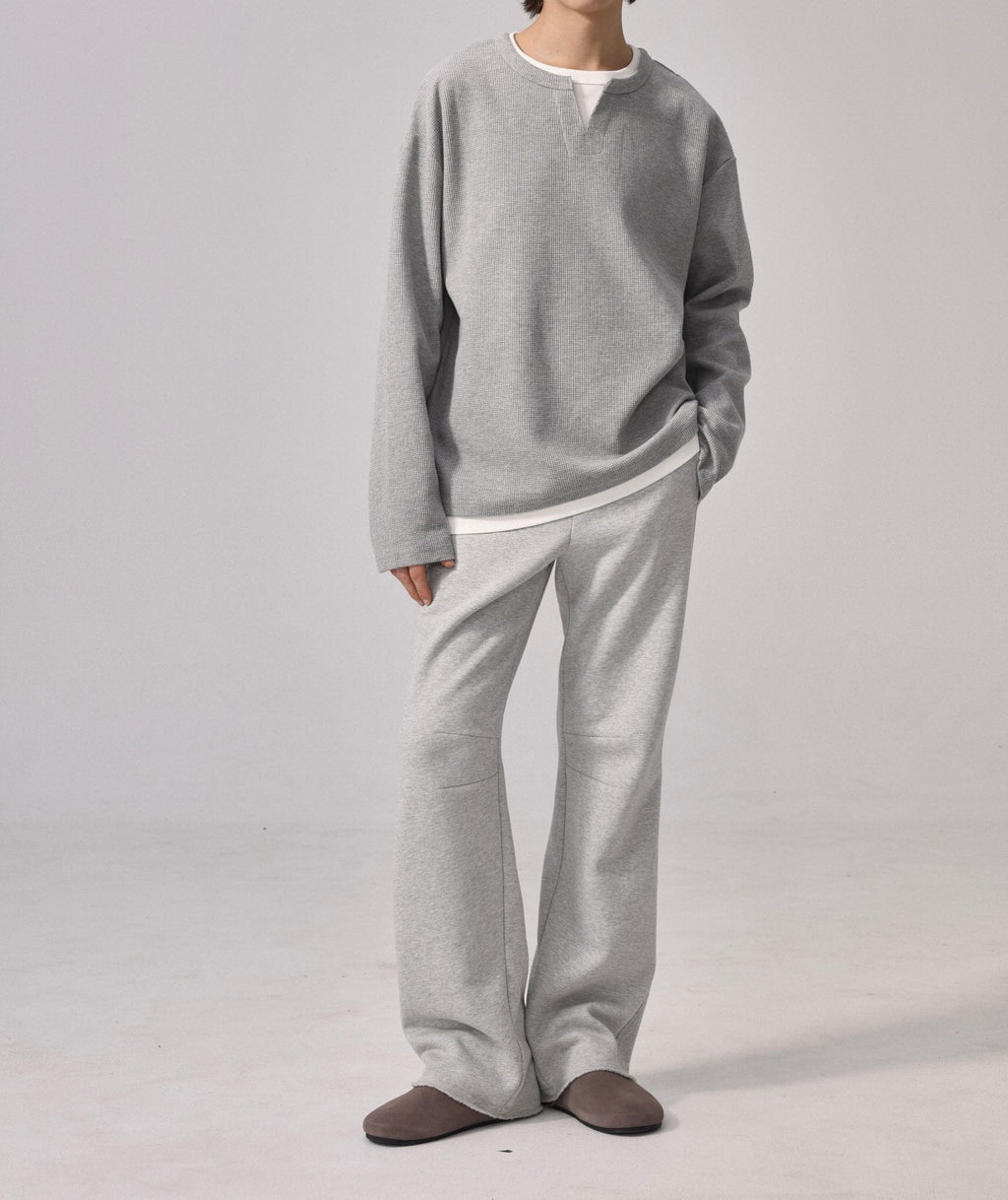 Lemaire Men's & Women's Four-Season Elastic Waist Drawstring Sweatpants Cotton Solid-Color Casual Trousers Pants Ngvp #2543