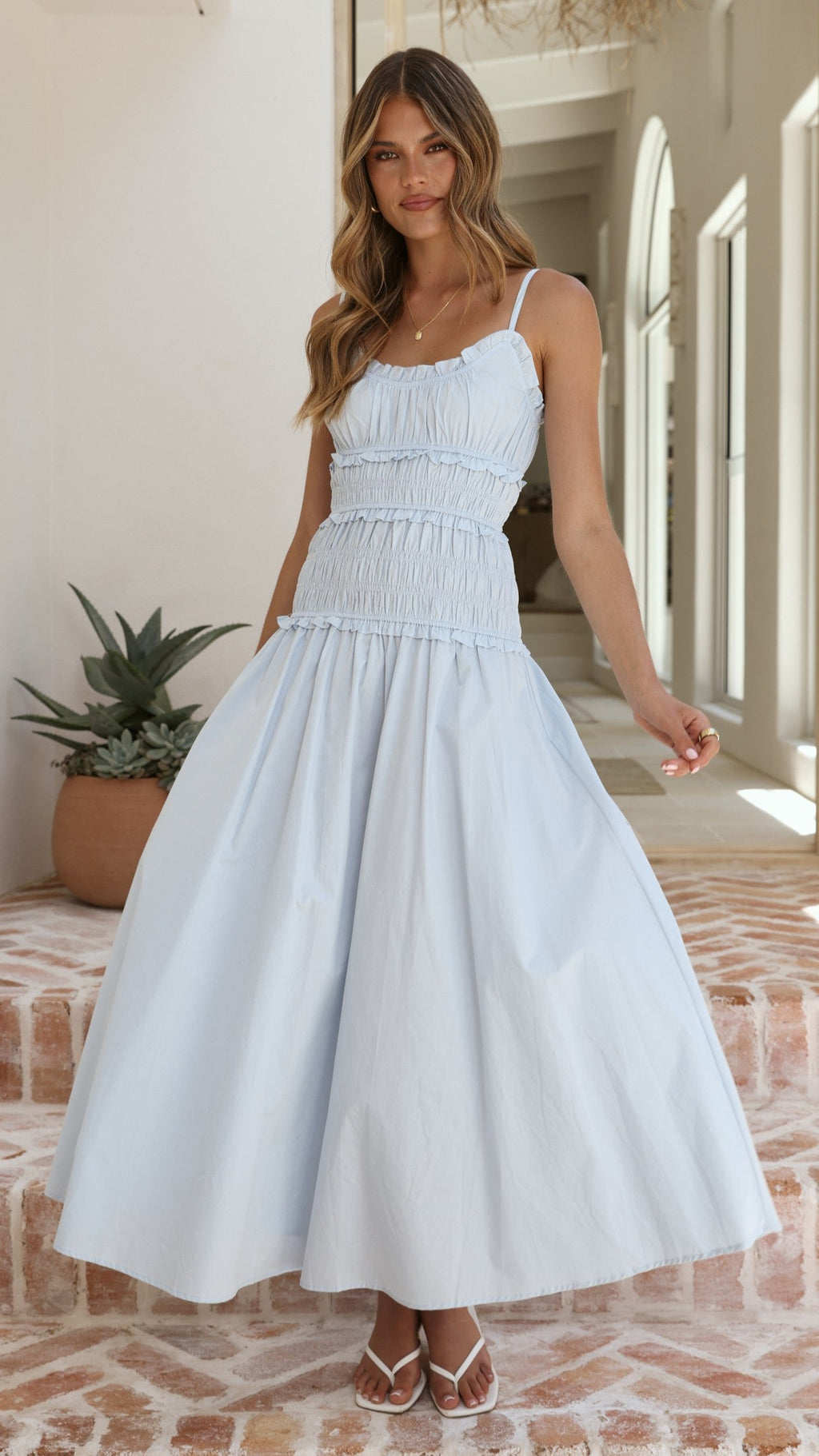 Vida Maxi Dress - Blue