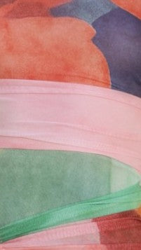 Kourt Maxi Dress - Multi Abstract