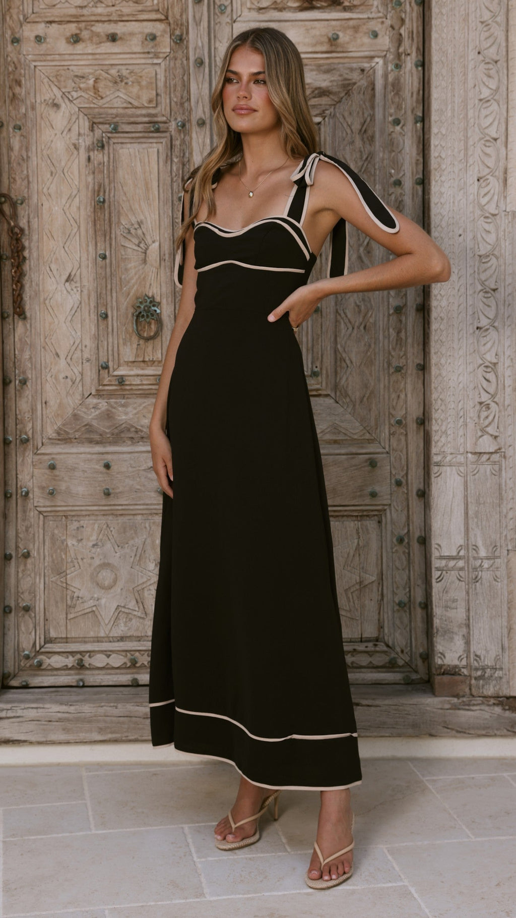 Beverly Maxi Dress - Black