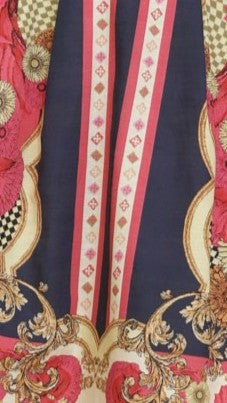 Milana Mini Dress - Navy/Pink