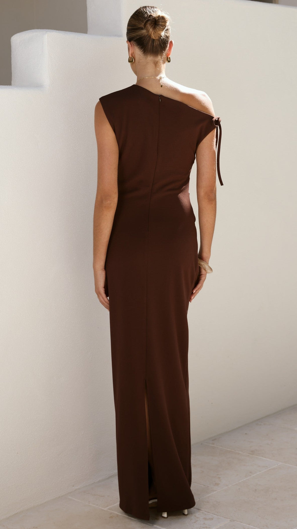 Lealah Maxi Dress - Chocolate