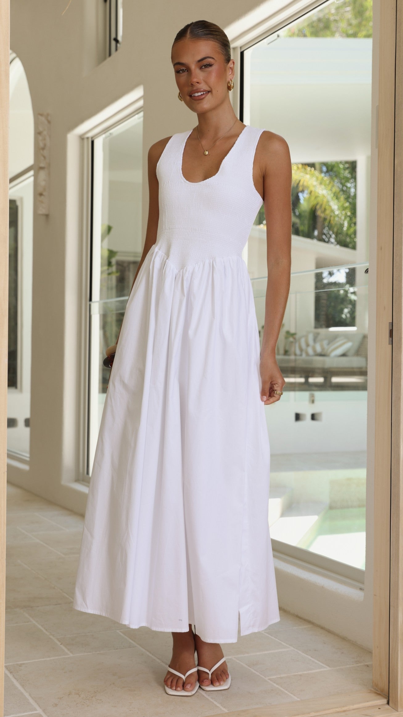 Amira Maxi Dress - White