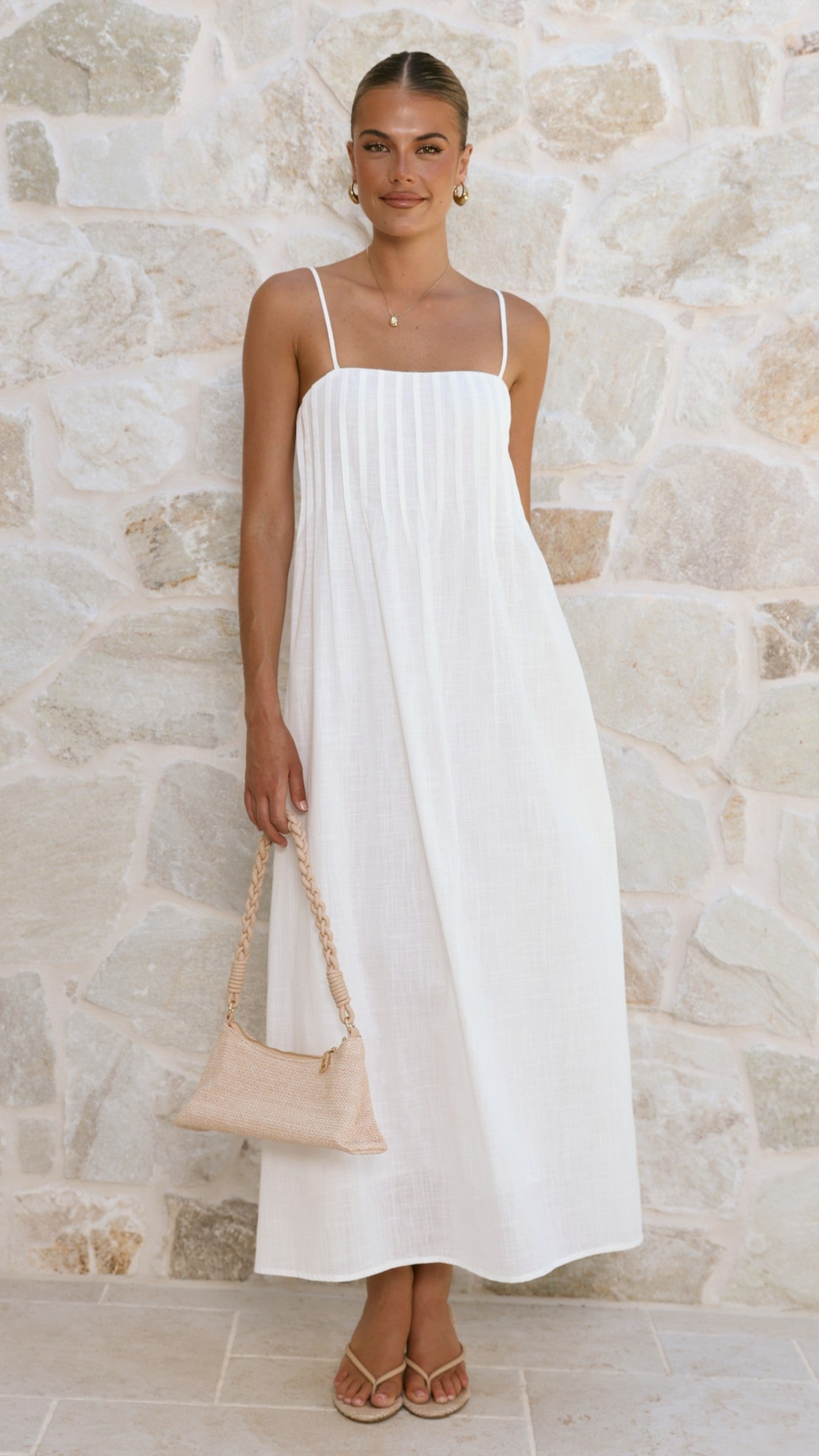 Stayla Maxi Dress - White