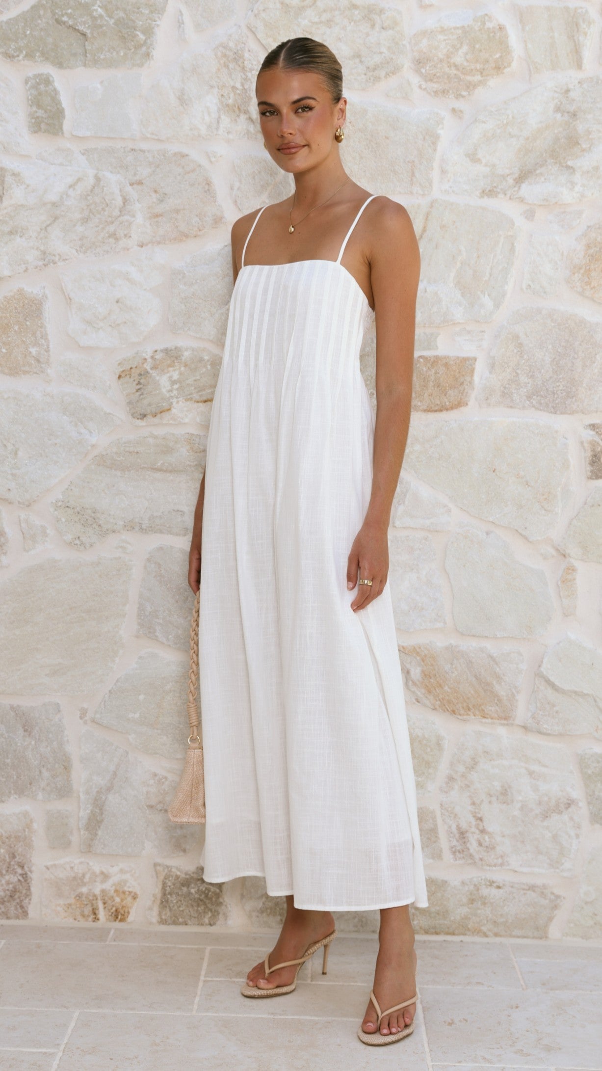 Stayla Maxi Dress - White