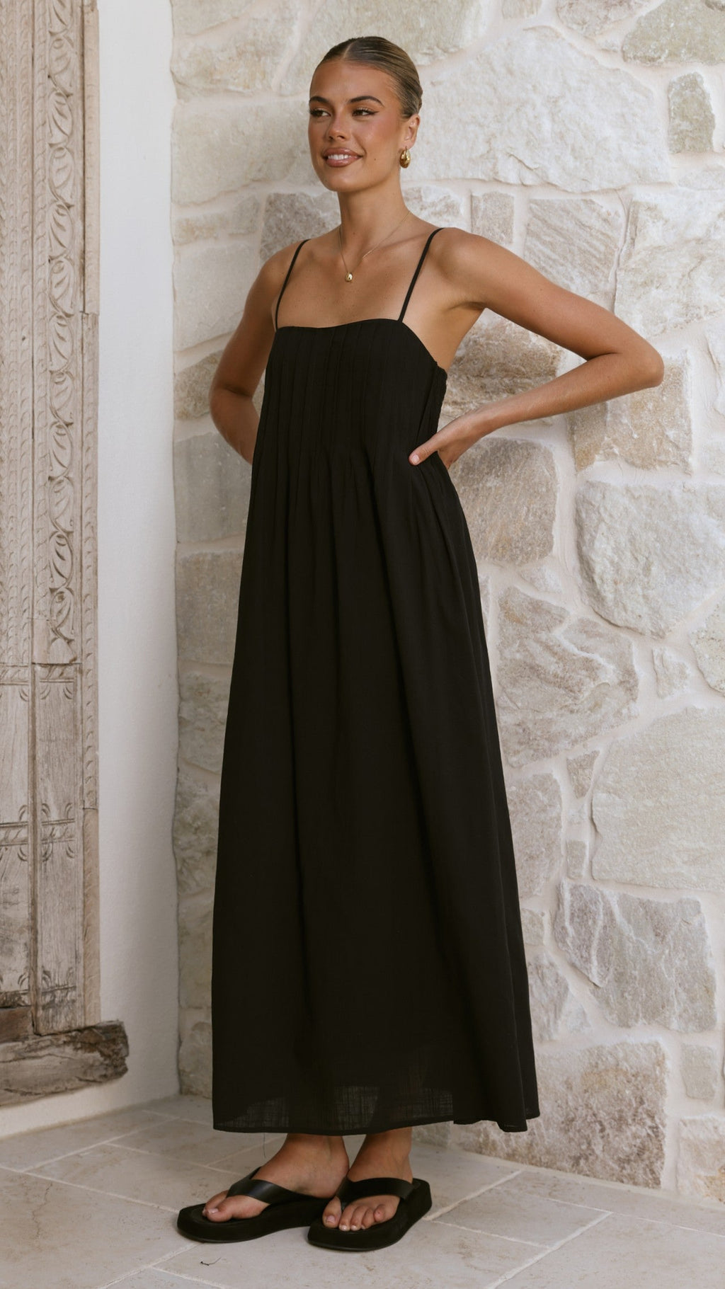 Stayla Maxi Dress - Black