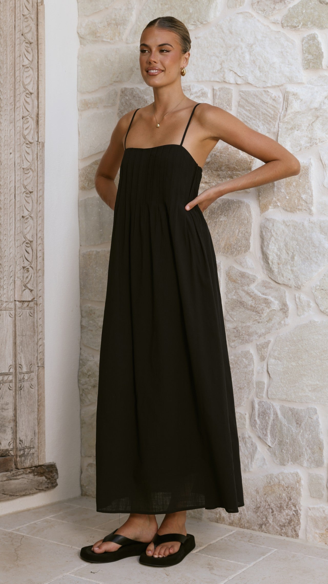 Stayla Maxi Dress - Black