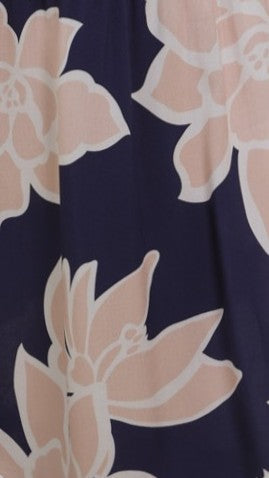 Malia Maxi Dress - Navy/Pink Floral