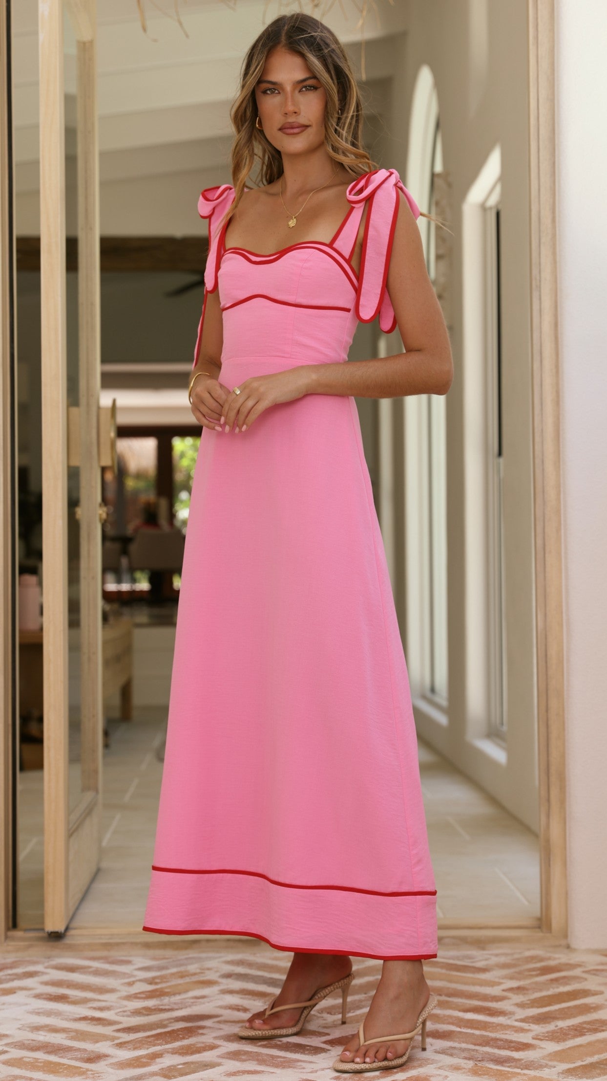 Beverly Maxi Dress - Pink