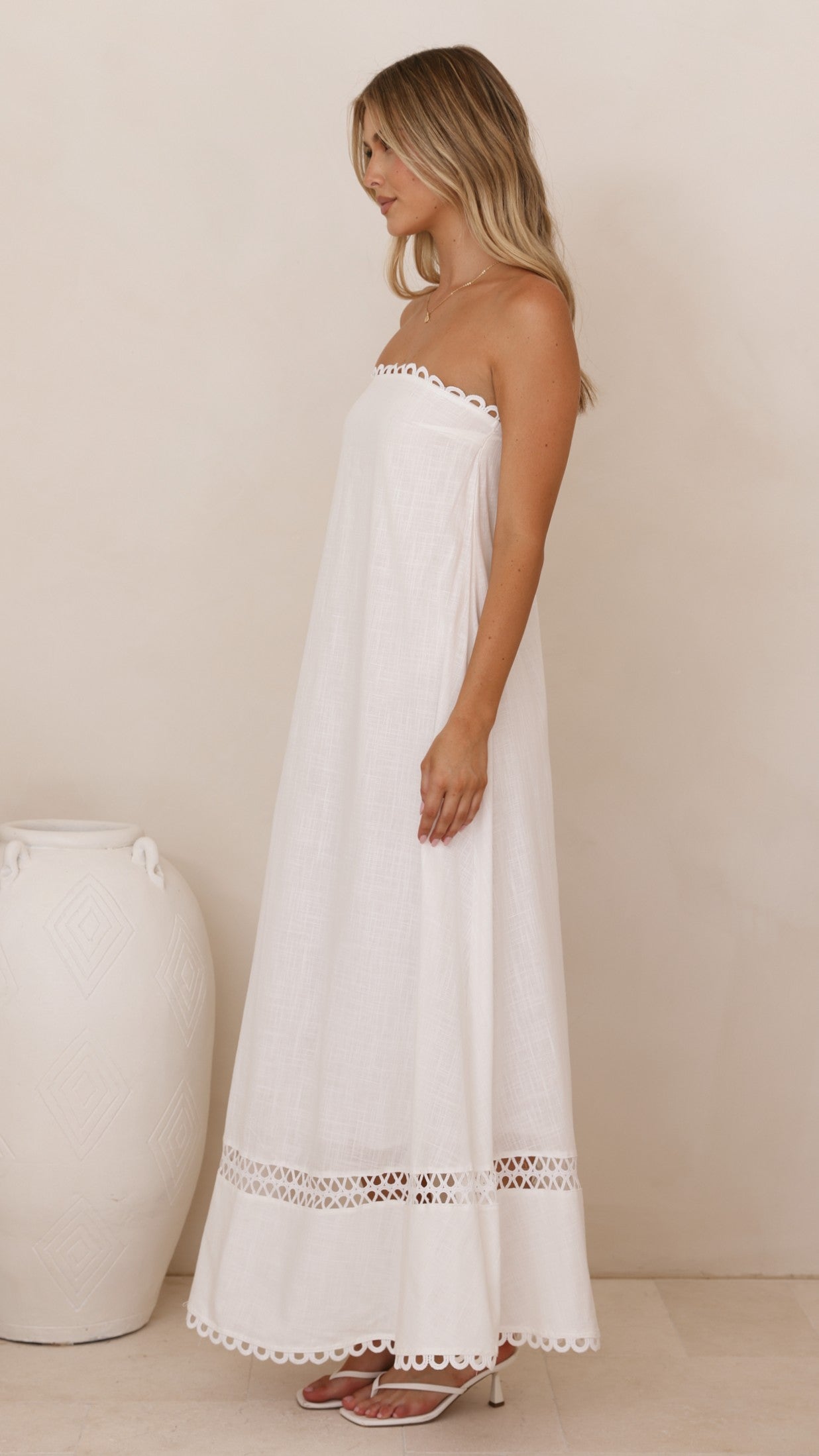 Sandra Maxi Dress - White