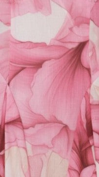 Dallas Midi Dress - Pink Floral