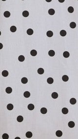 Dimmi Maxi Dress - White/Black Polka
