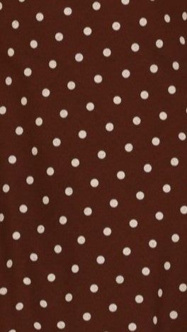 Sammie Maxi Dress - Chocolate/Nude Spot