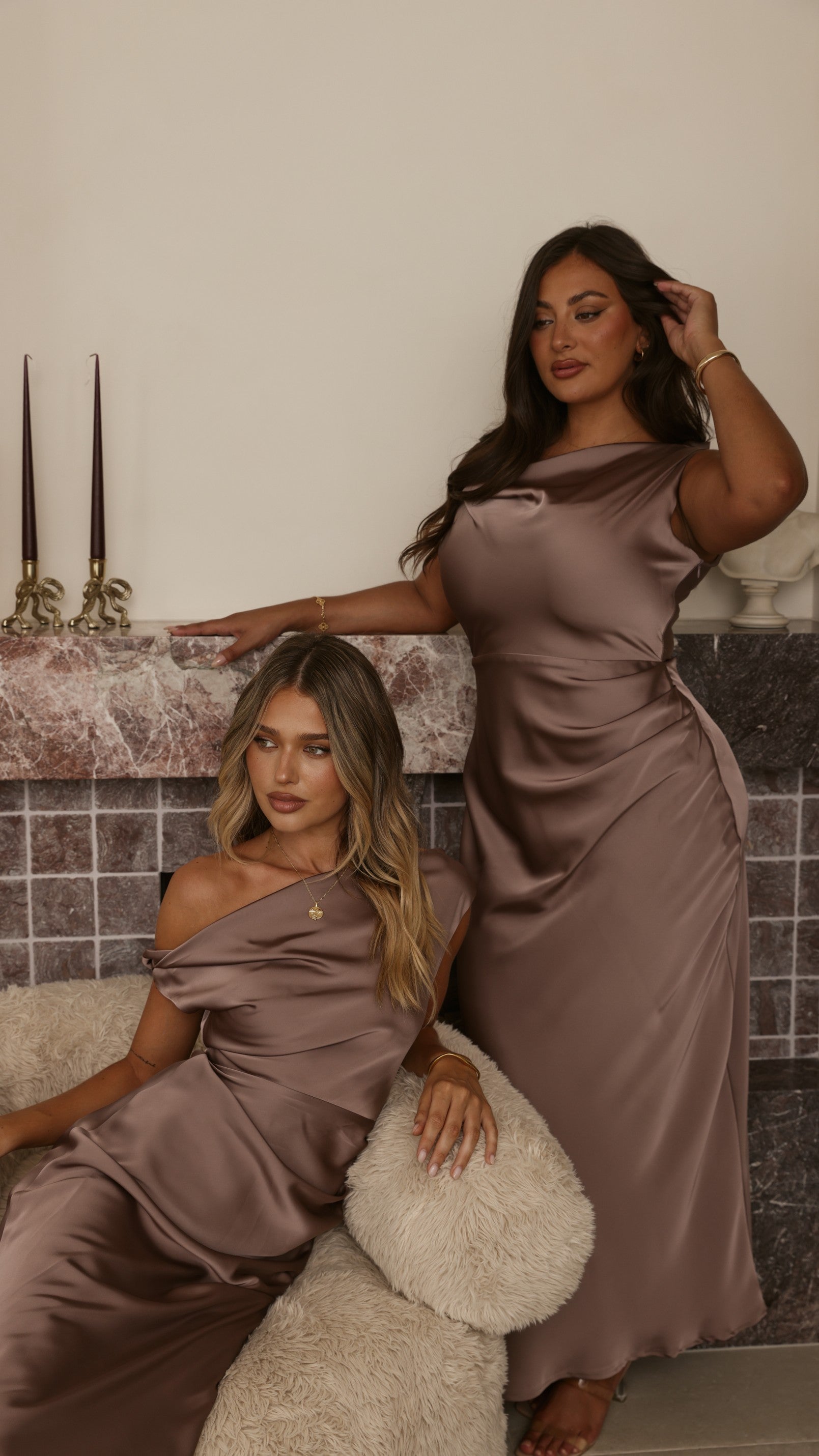 Gigi Maxi Dress - Mushroom