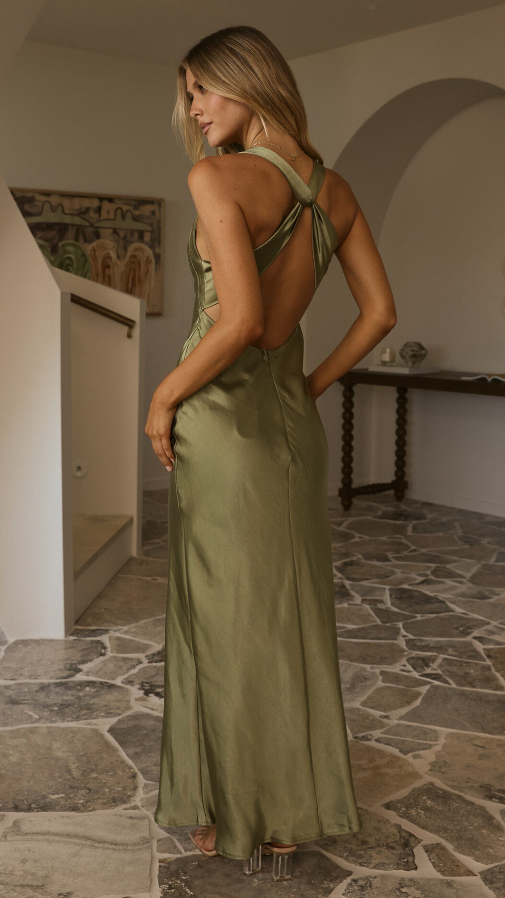 Eva Maxi Dress - Olive