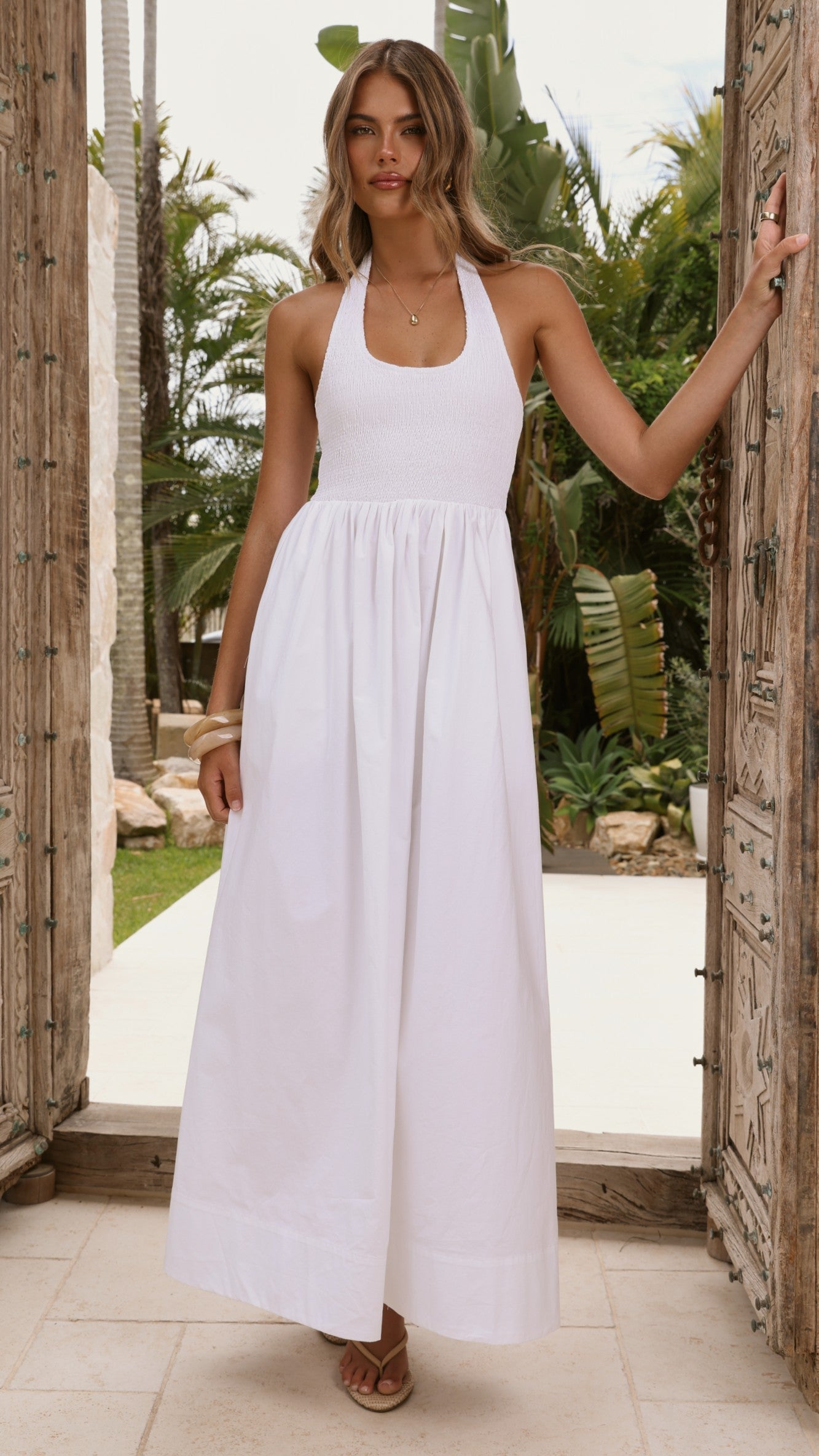 Keanie Maxi Dress - White