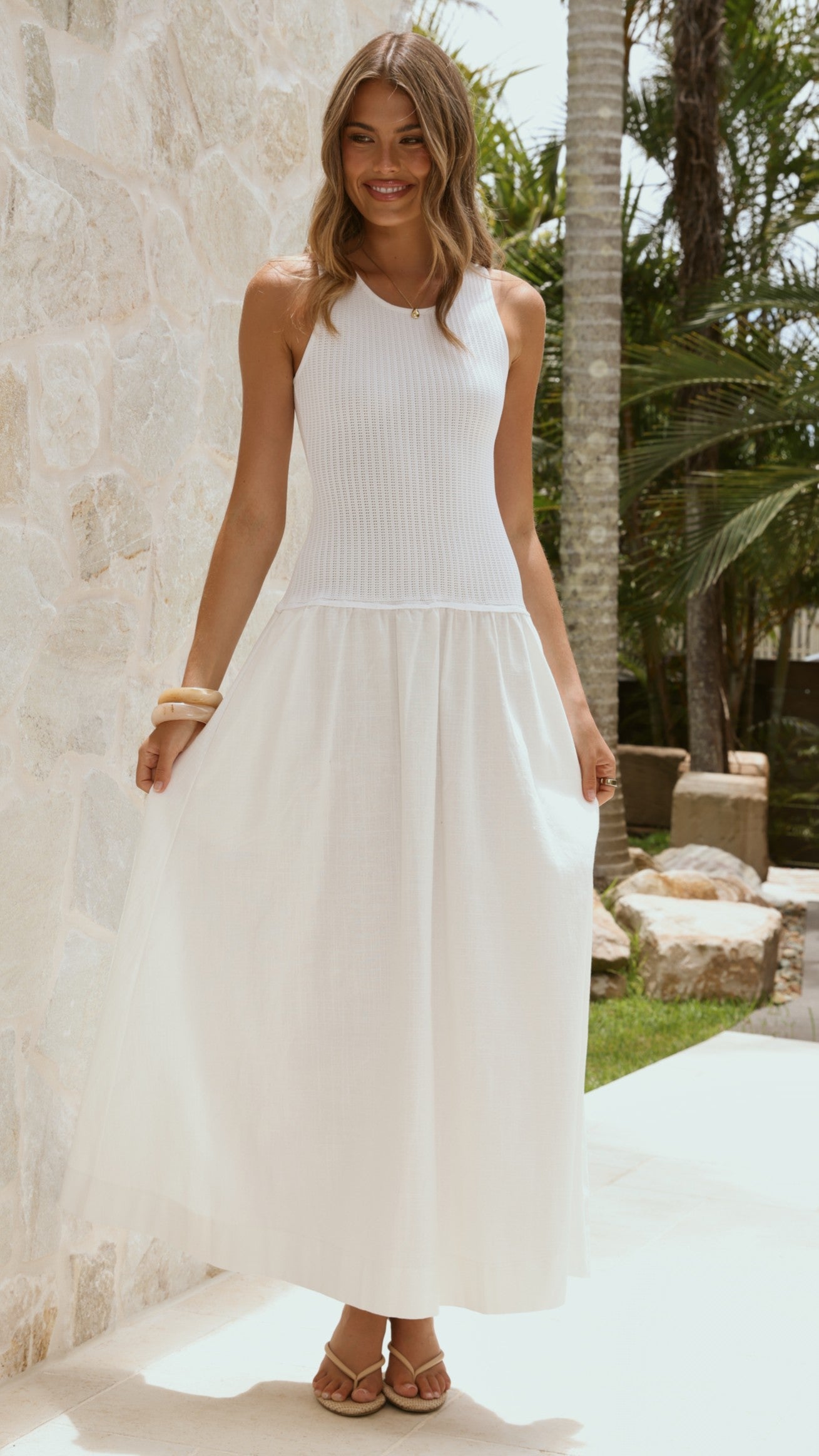 Arden Maxi Dress - White