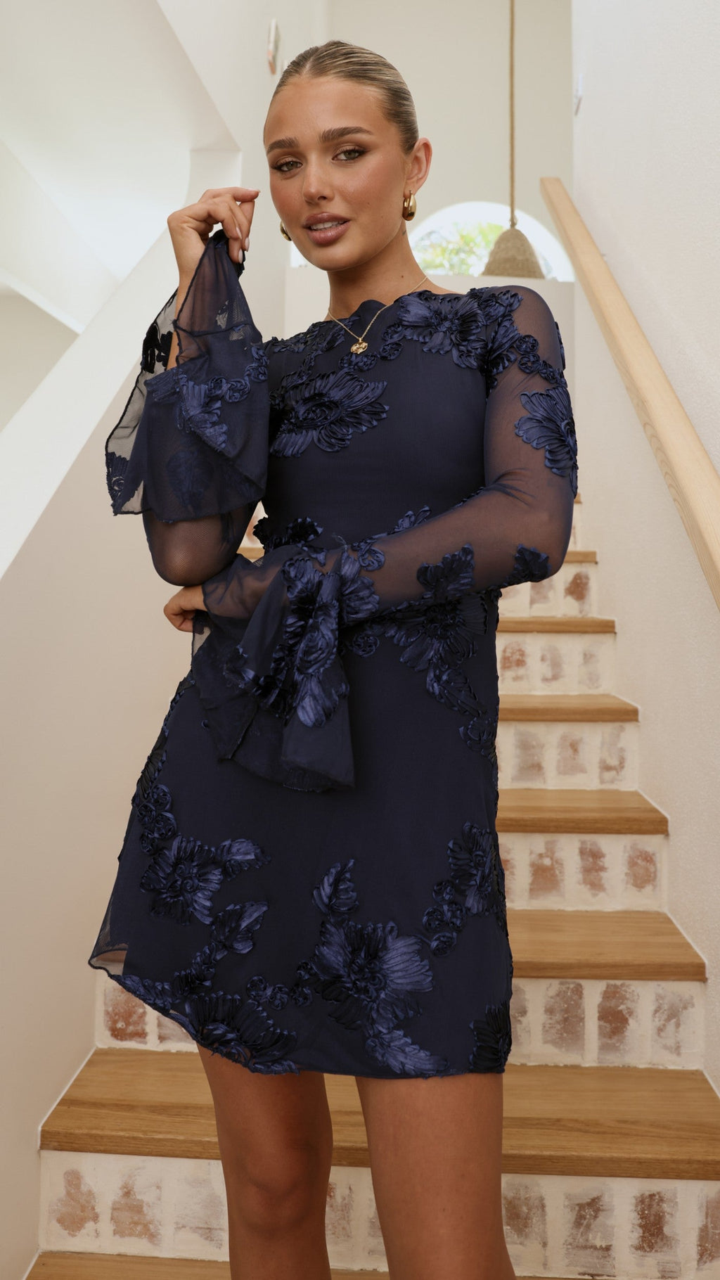 Lanesia Mini Dress - Navy