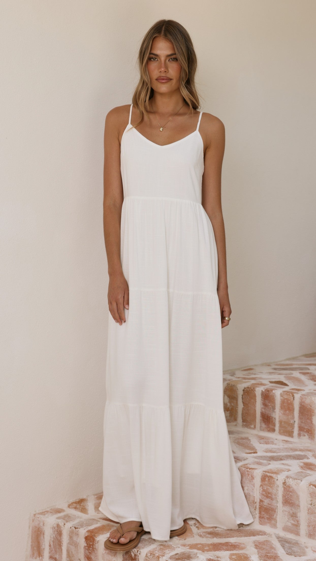 Shelley Maxi Dress - White