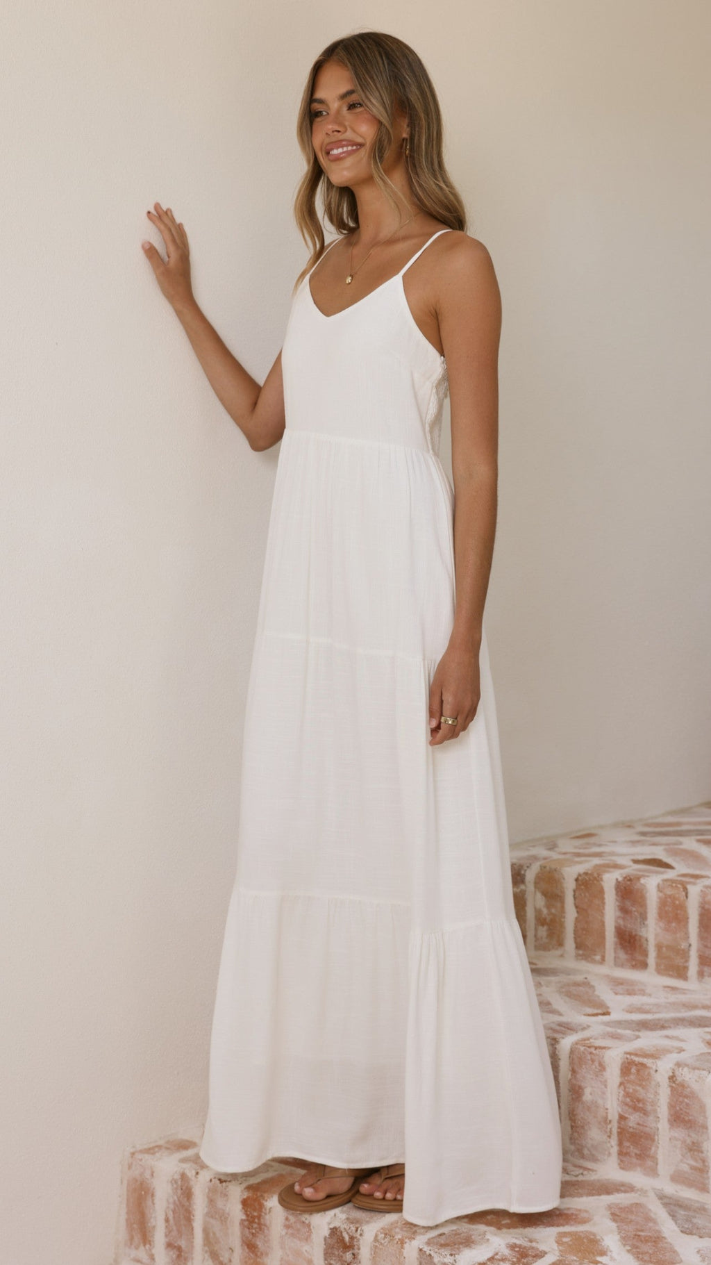 Shelley Maxi Dress - White