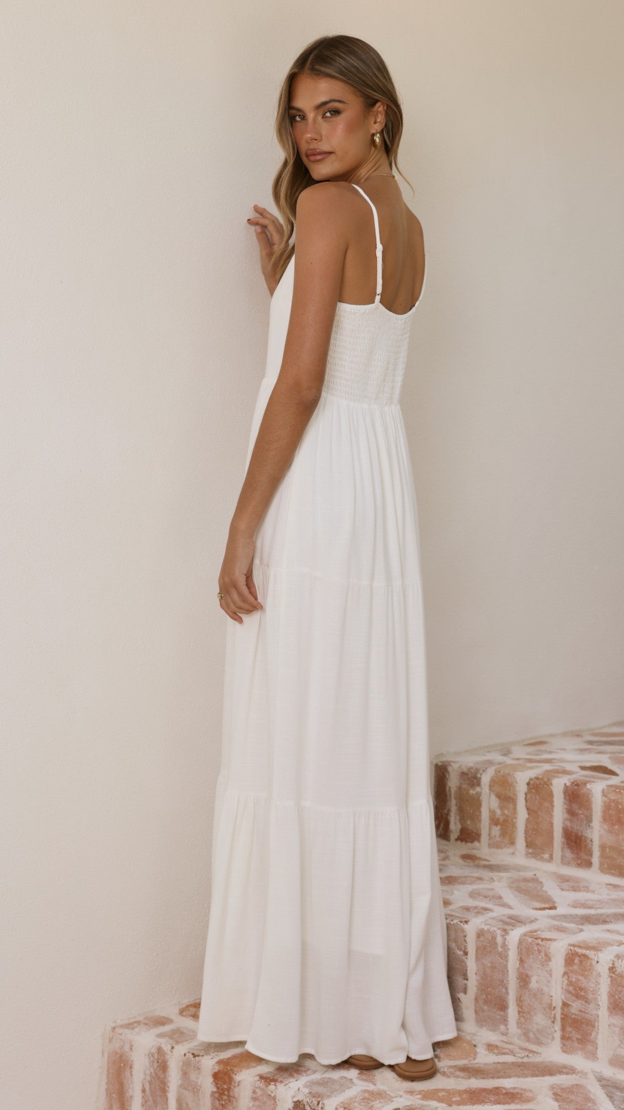 Shelley Maxi Dress - White