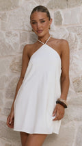 Alita Mini Dress - White