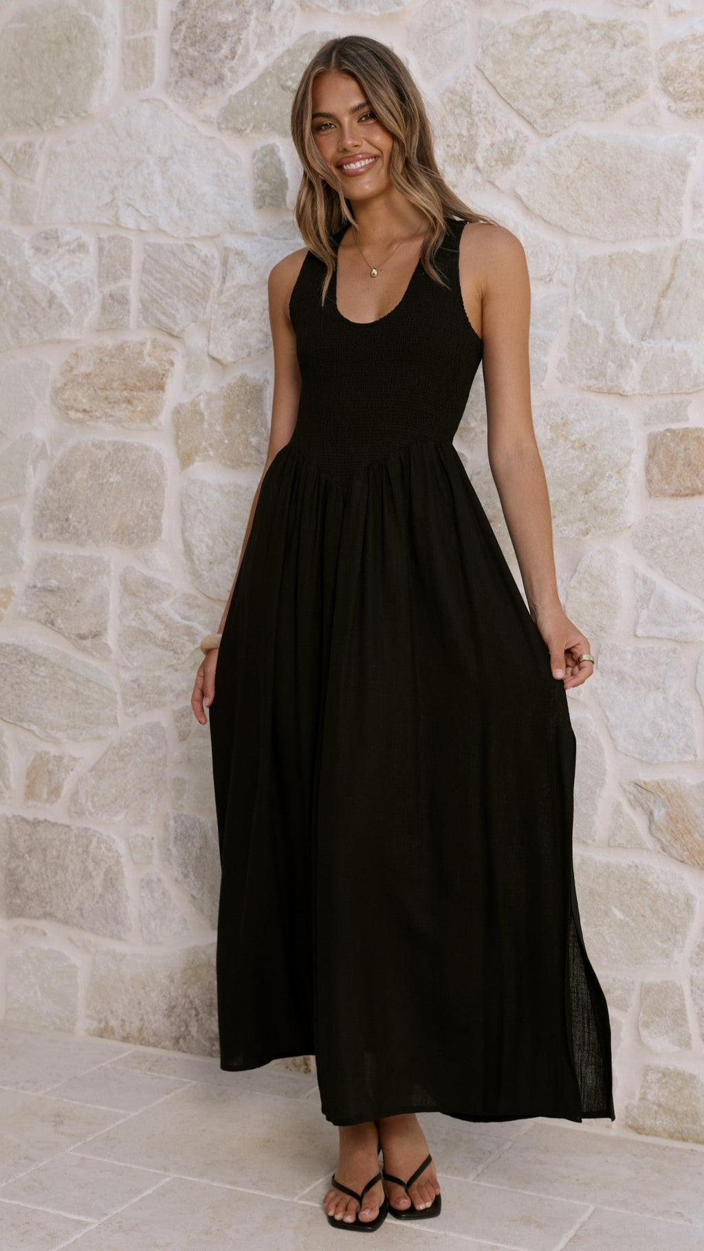 Amira Maxi Dress - Black