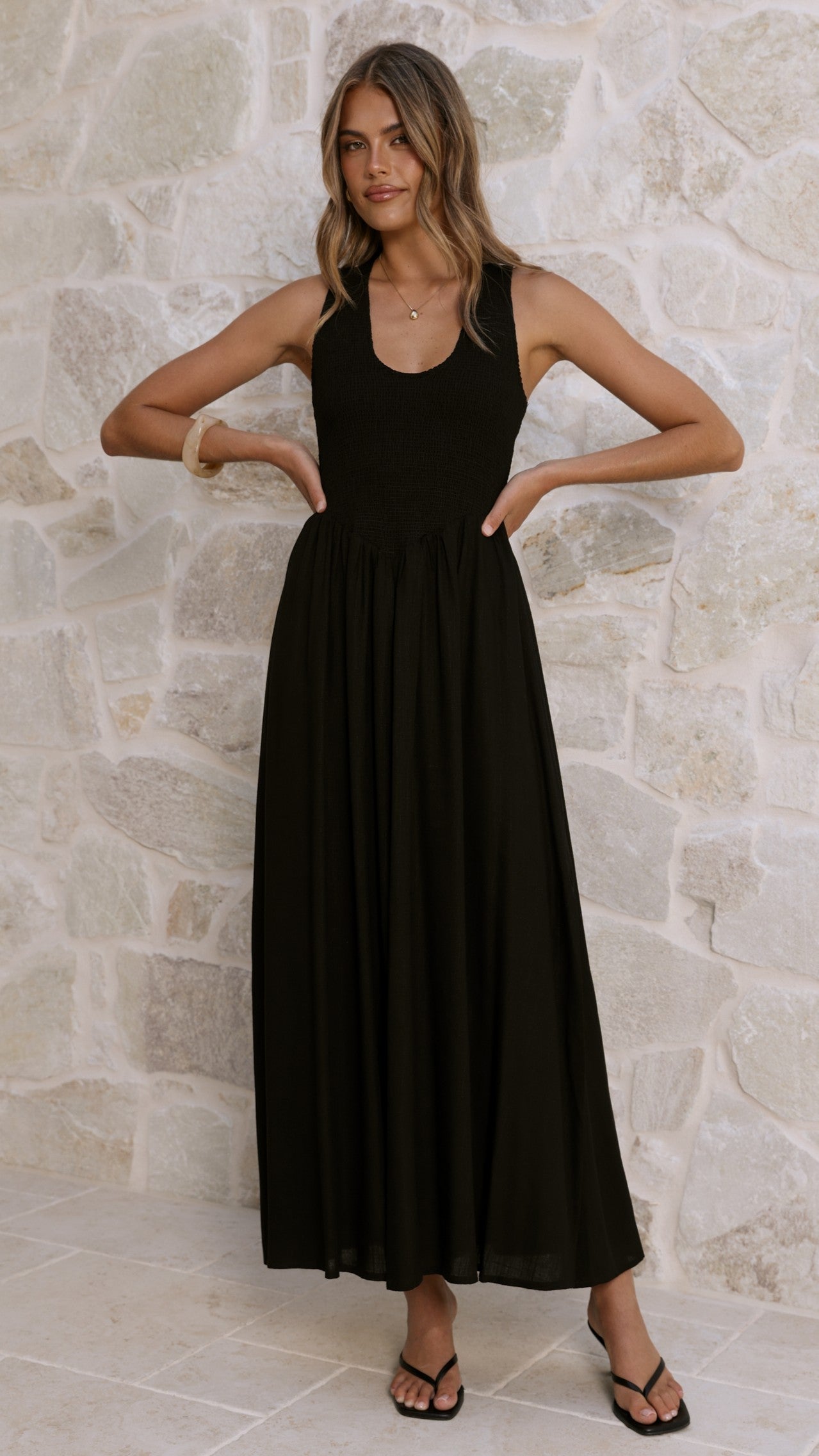 Amira Maxi Dress - Black