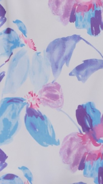 Zarla Mini Dress - Blue Floral