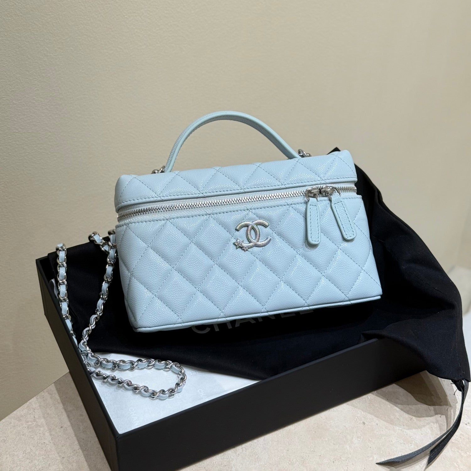 Chanel Women's Fashion Classic Solid Color Leather Diamond Quilted Flap Zipper Chain Bag Crossbody Shoulder Bag Bags AP4854-B21489-94305 #79524