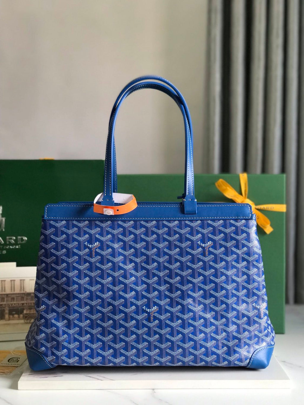 Goyard Bellechasse Biaude Small Tote Bag Commuter Series Everyday And Business Commuting Handbag/shoulder Bag Sandstone Y-shaped Graffiti Bag Bags #196803