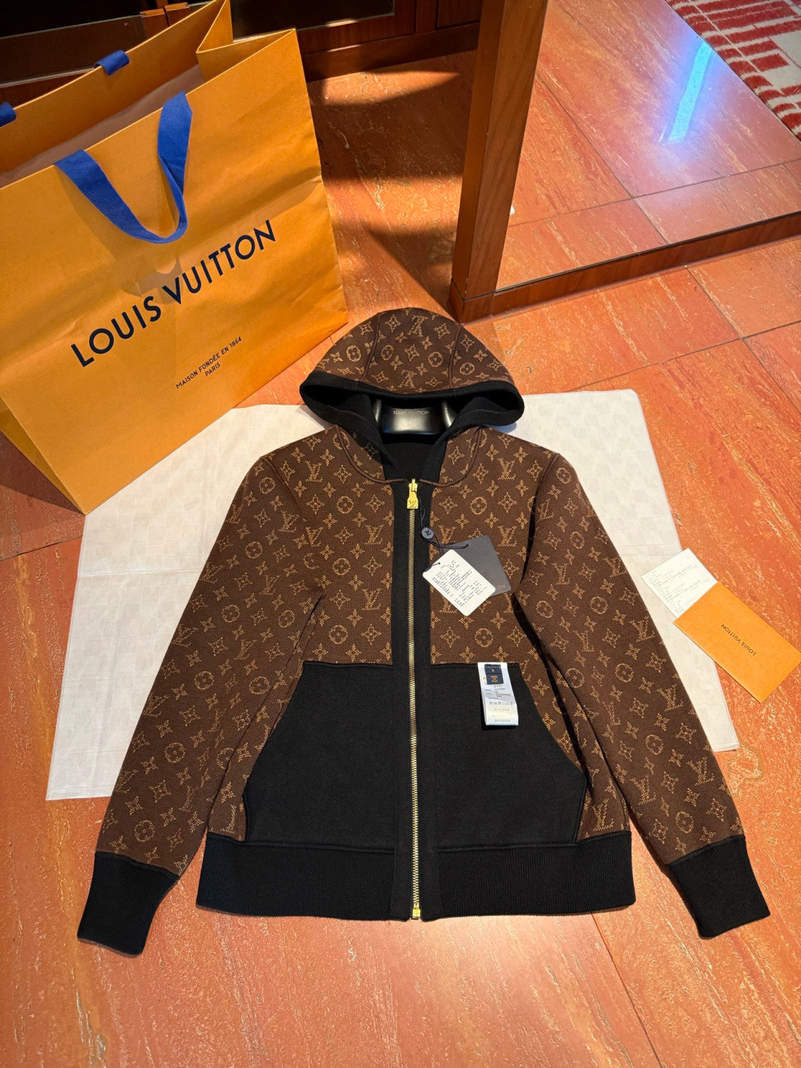 Louis Vuitton Monogram Reversible Double Face Hooded Blouson #333583