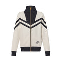 Louis Vuitton Men's Spring and Autumn Colorblocking Standing Lapel Knit Long Sleeve Zipper Jacket #76231
