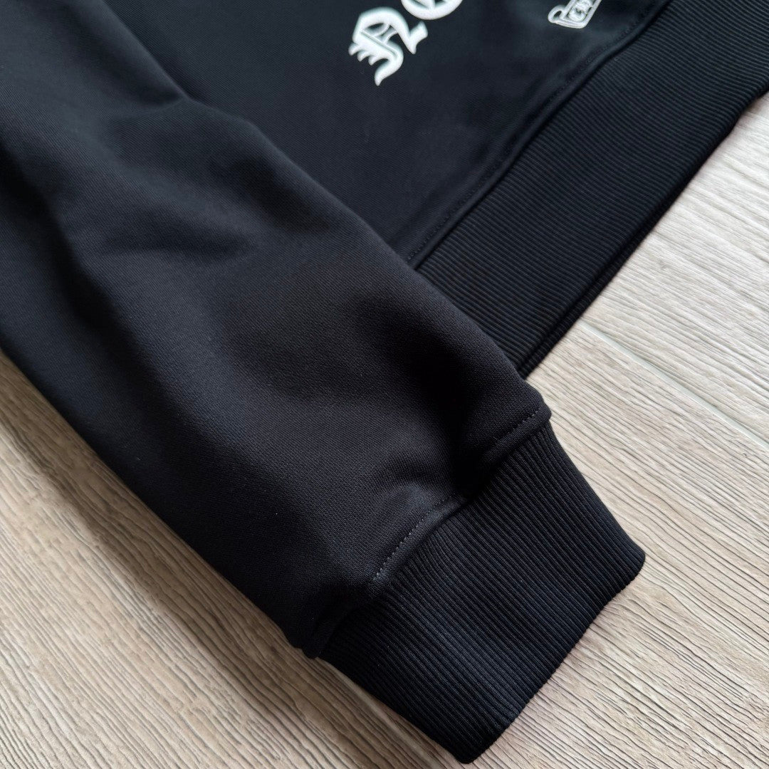 Chrome Hearts 925 Sterling Silver Hardware Classic Horseshoe City Limited Zipper Sweatshirt #333192