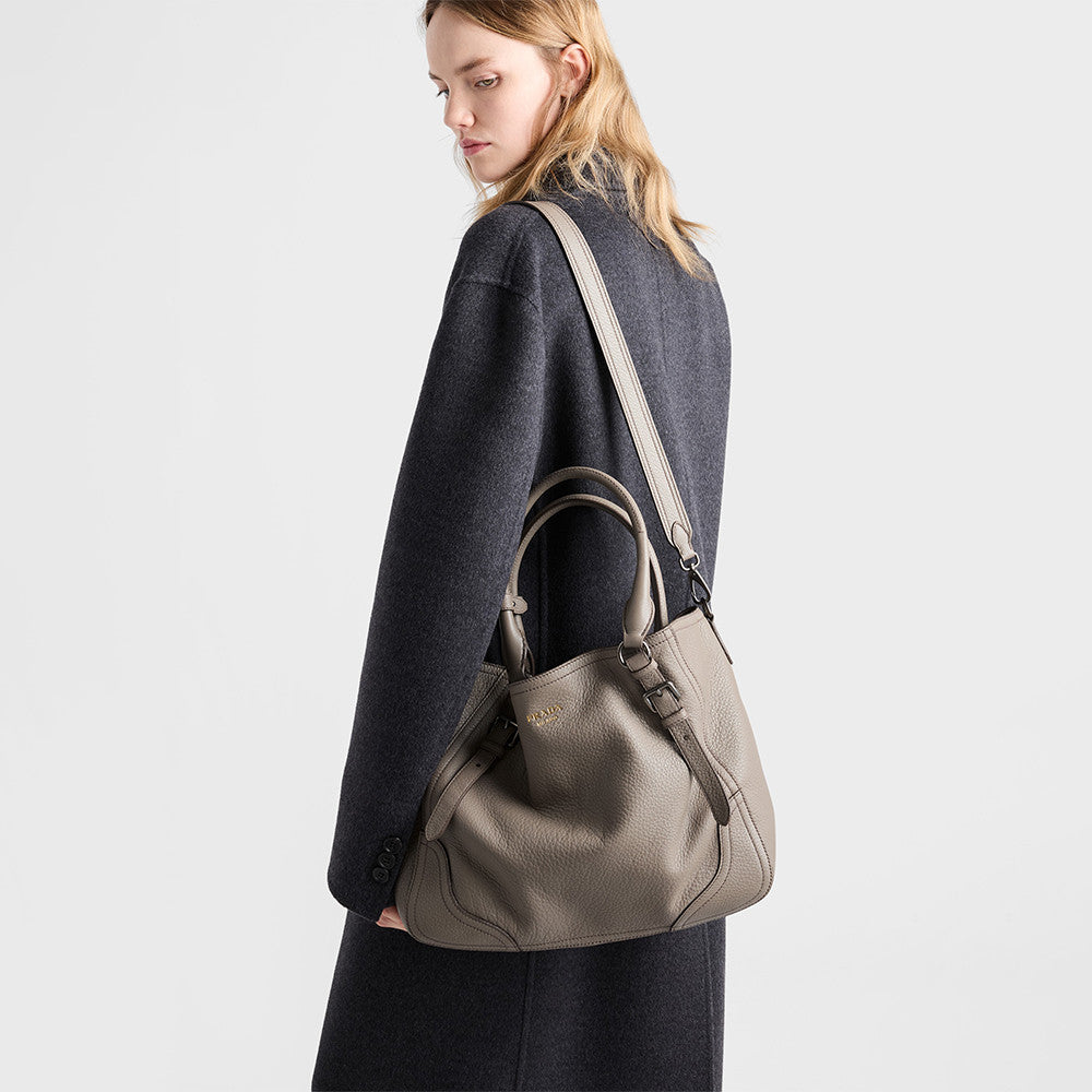 PRADA Large Leather Tote Bag #335977