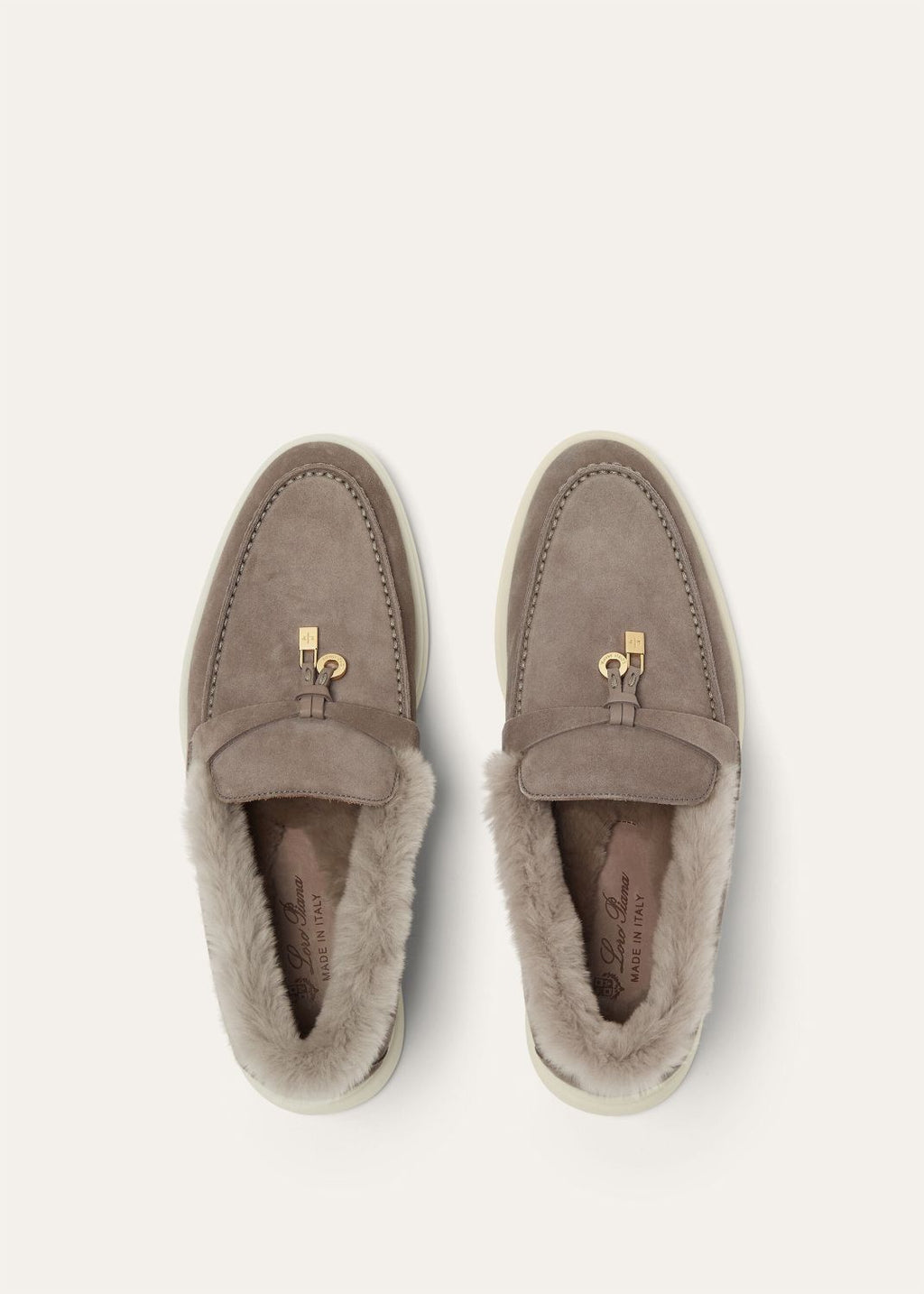 Loro Piana Summer Charms Walk Loafer Suede Moorland #334047