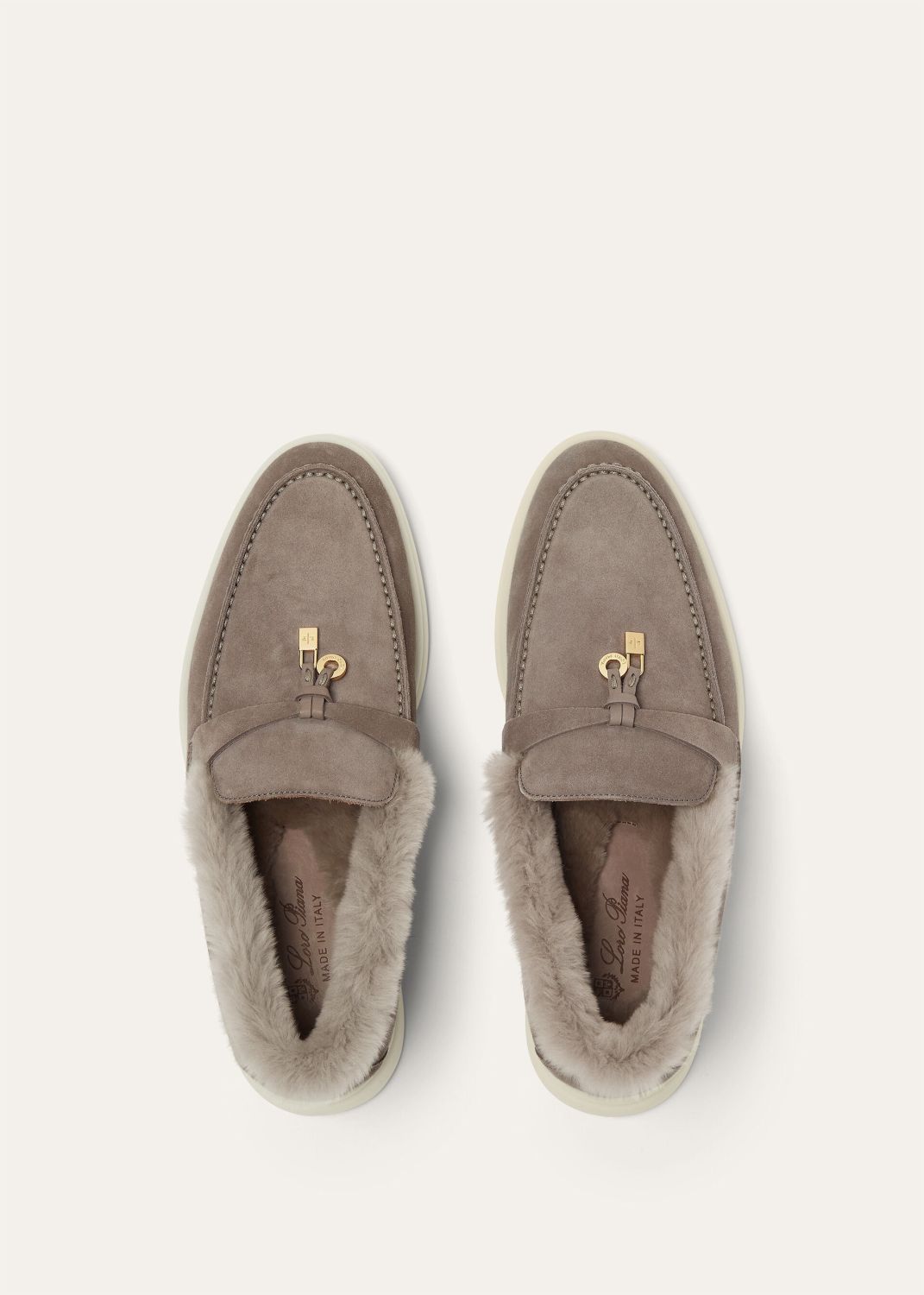 Loro Piana Summer Charms Walk Loafer Suede Moorland #334047