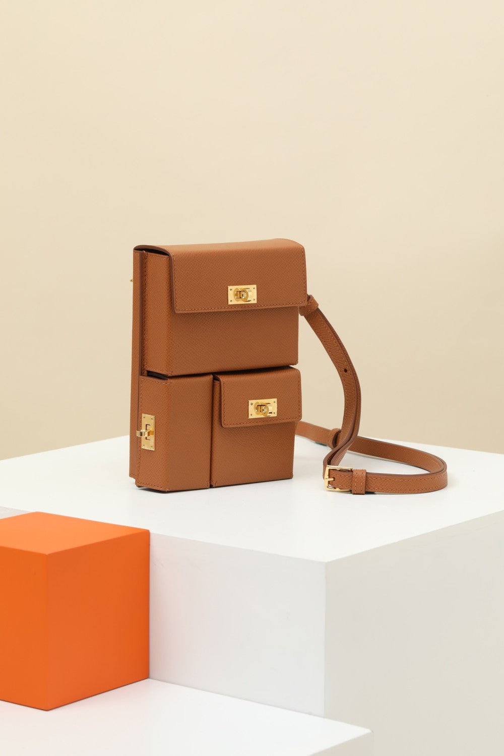 Hermes Kelly Multipocket To Go pouch Beige Bag Elegant Luxurious And Classic Handbag Bags #82582A